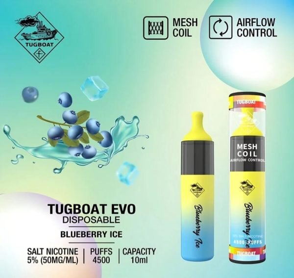 Tugboat-EVO-4500-Puffs-Blueberry-Ice