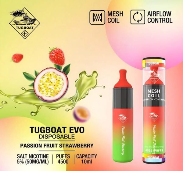 Tugboat-EVO-4500-Puffs-Passion-Fruit-Strawberry