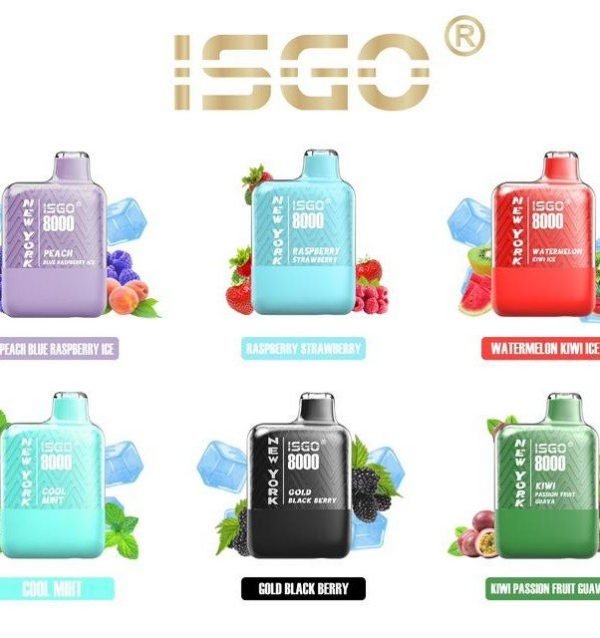 ISGO NEW YORK 8000 Puffs, Dubai, UAE,