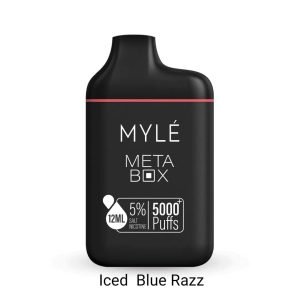 Myle Meta Box 5000 Puffs Iced Blue Razz