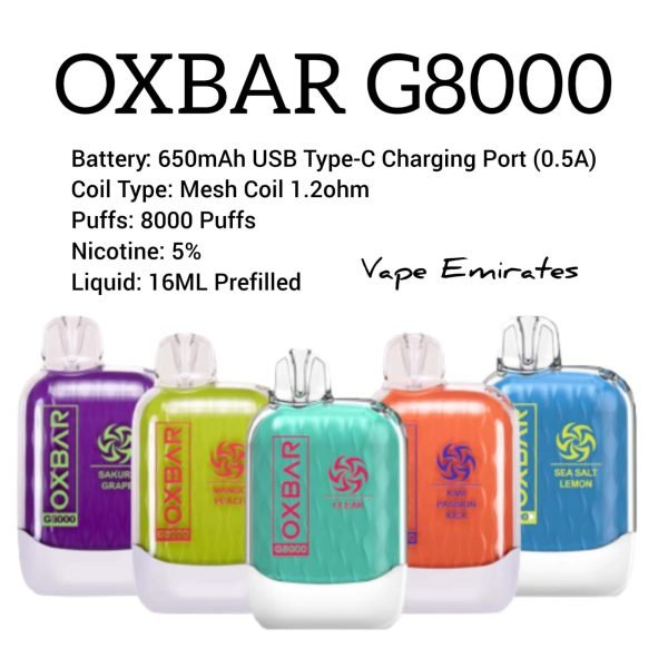 OXBAR G8000 Puffs Disposable