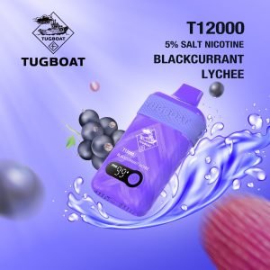 Tugboat T12000 Vape Blackcurrant Lychee