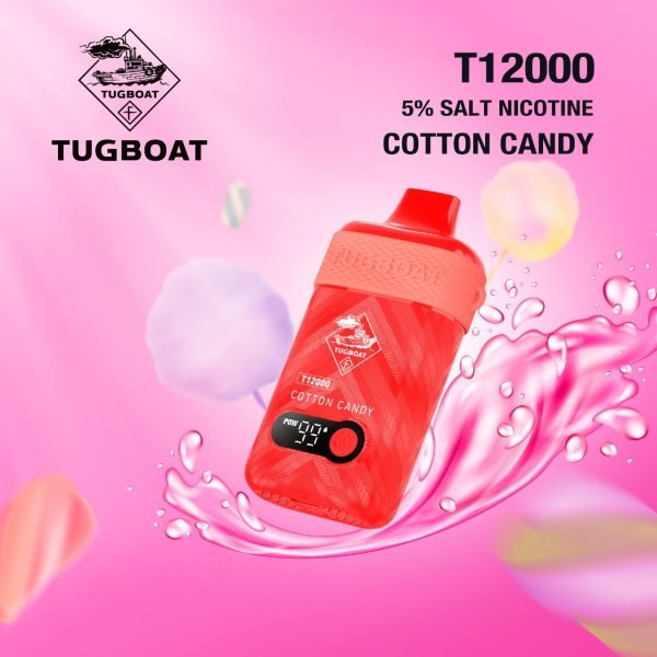 Tugboat T12000 Vape Cotton Candy