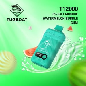 Tugboat T12000 Vape Watermelon Bubble Gum