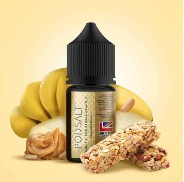 Pod-Salt Salt Nicotine Vape juice peanut Butter Granola