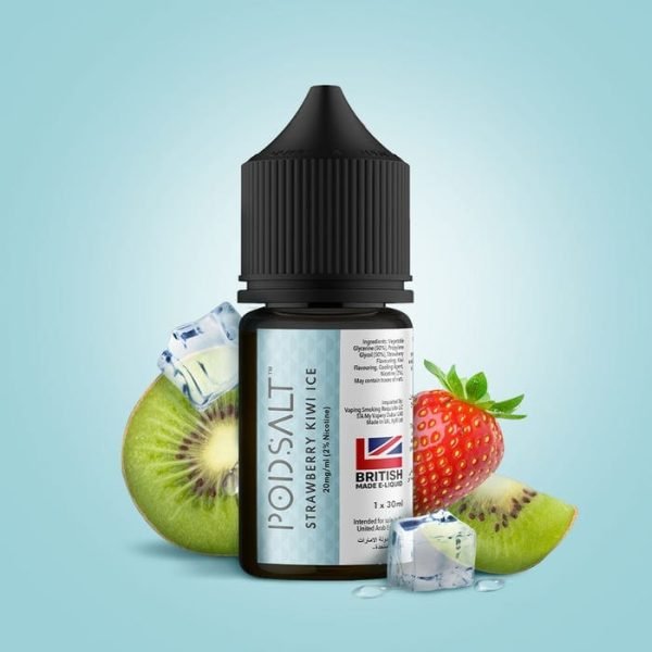 Pod-Salt Salt Nicotine Vape juice Strawberry Kiwi Ice