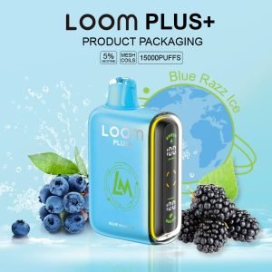 Loom Plus 15000 Puffs Blue Razz Ice