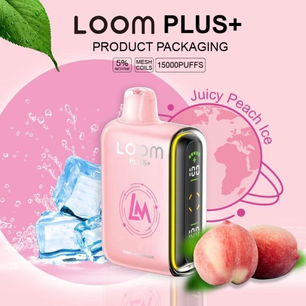 Loom Plus 15000 Puffs Juicy Peach Ice