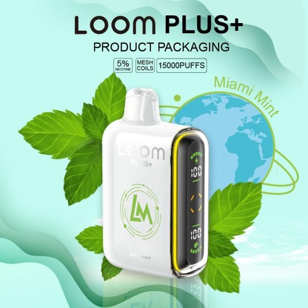 Loom Plus 15000 Puffs Miami Mint