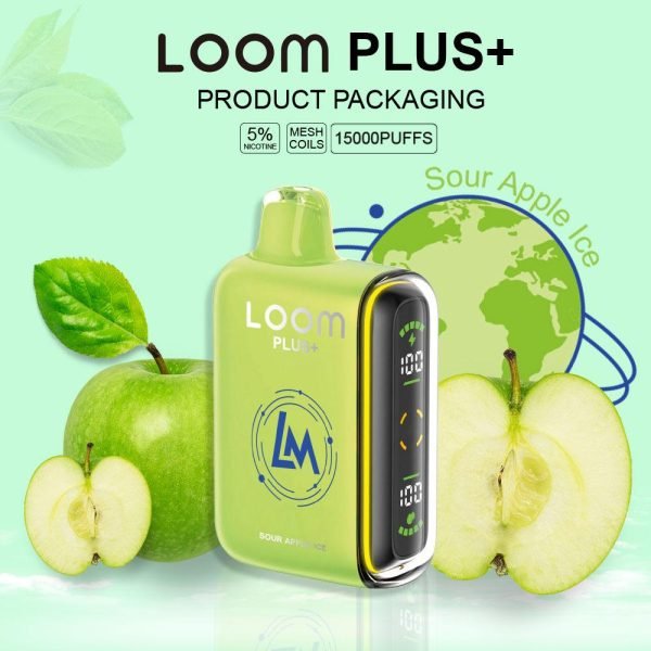 Loom Plus 15000 Puffs Sour Apple Ice