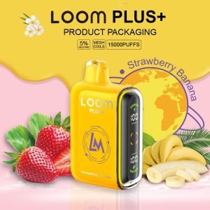 Loom Plus 15000 Puffs Strawberry Banana