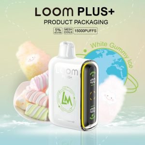 Loom Plus 15000 Puffs White Gummy Ice