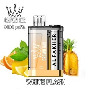 Al Fakher Crown Bar Crystal 9000 Puffs White Flash