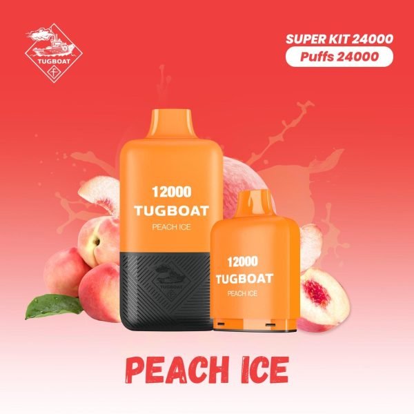 Tugboat Super 24000 Puffs Kit Peach Ice