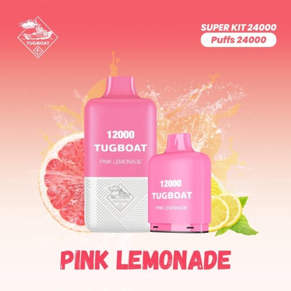 Tugboat Super 24000 Puffs Kit Pink Lemonade