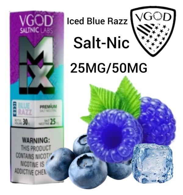 VGOD Salt-Nic Iced Blue Razz