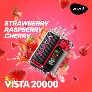 VOZOL Vista 20000 Puffs Disposable Strawberry Raspberry Cherry