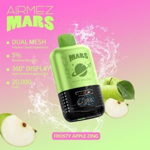 Airmez Mars 20000 Puffs Disposable Vape Frosty Apple Zing