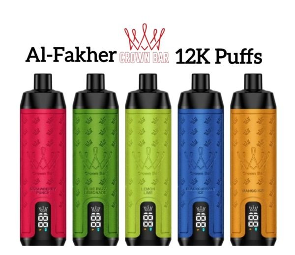 Al-Fakher Crown Bar 12000 Puffs DTL