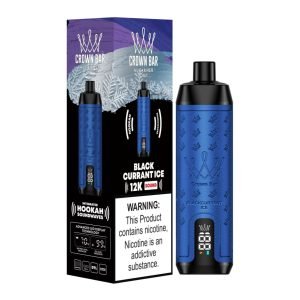 Al-Fakher Crown Bar 12000 Puffs DTL Blackcurrant Ice