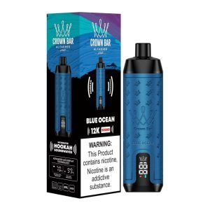 Al-Fakher Crown Bar 12000 Puffs DTL Blue Ocean