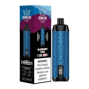 Al-Fakher Crown Bar 12000 Puffs DTL Blueberry Gum