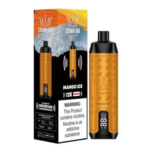 Al-Fakher Crown Bar 12000 Puffs DTL Mango Ice