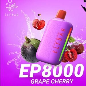 ELF BAR EP8000 Disposable Vape Grape Cherry