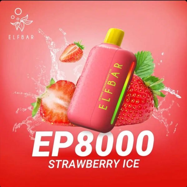 ELF BAR EP8000 Disposable Vape Strawberry Ice