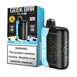 Geek Bar Pulse X 25k Disposable Vape Blue Razz Ice