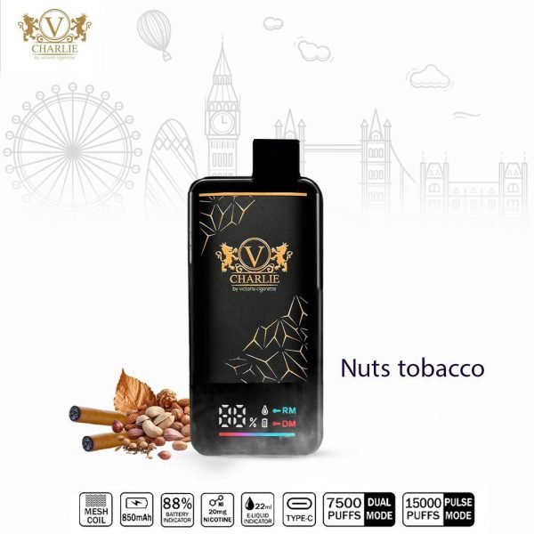 VICIG Charlie 15000 Puffs Disposable Vape Nuts Tobacco