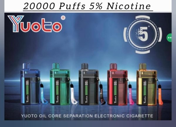 Yuoto (5) 20000 Puffs Disposable Vape