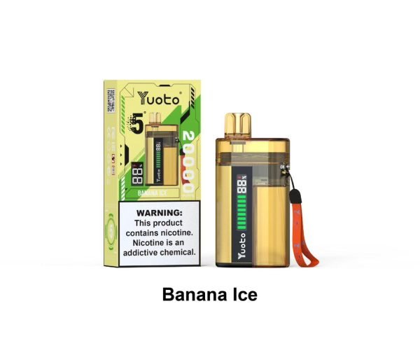 Yuoto (5) 20000 Puffs Disposable Vape Banana Ice