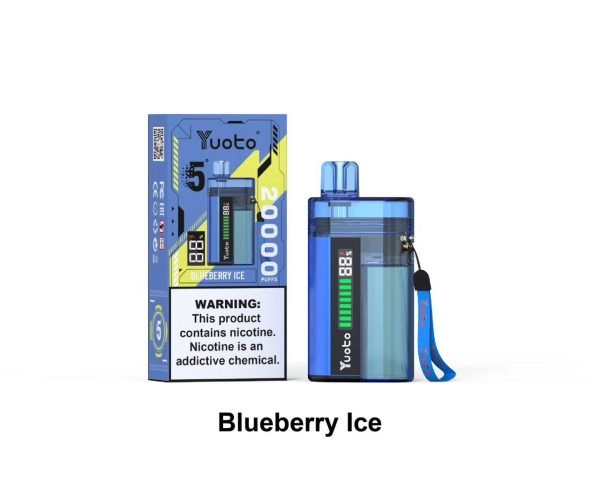 Yuoto (5) 20000 Puffs Disposable Vape Blueberry Ice