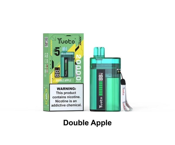 Yuoto (5) 20000 Puffs Disposable Vape Double Apple