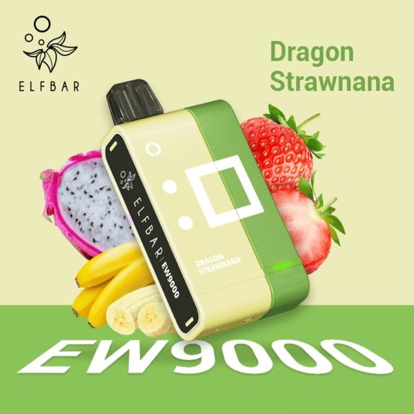 Elf Bar EW9000 Disposable Pod Dragon Strawnana