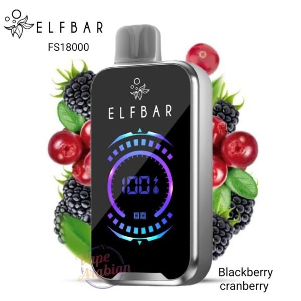 Elf Bar FS18000 Disposable Vape Blackberry Cranberry