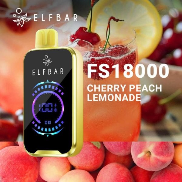 Elf Bar FS18000 Disposable Vape Cherry Peach Lemon