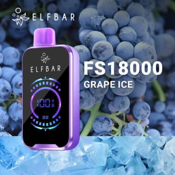 Elf Bar FS18000 Disposable Vape Grape Ice