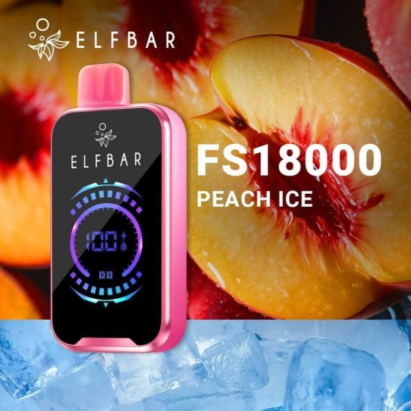 Elf Bar FS18000 Disposable Vape Peach Ice