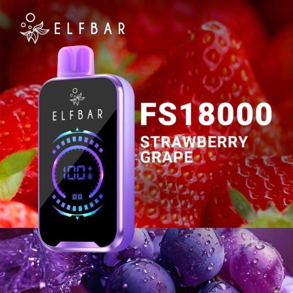 Elf Bar FS18000 Disposable Vape Strawberry Grape