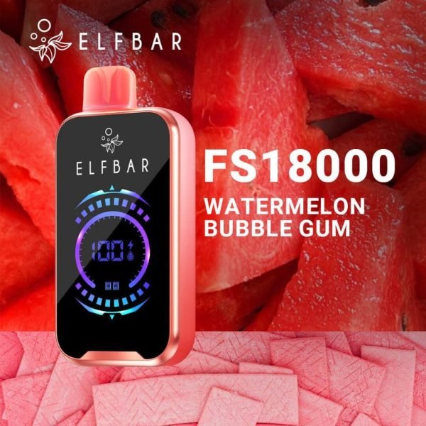 Elf Bar FS18000 Disposable Vape Watermelon Bubble Gum