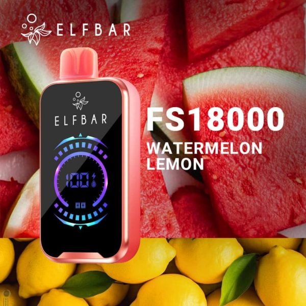 Elf Bar FS18000 Disposable Vape Watermelon Lemon