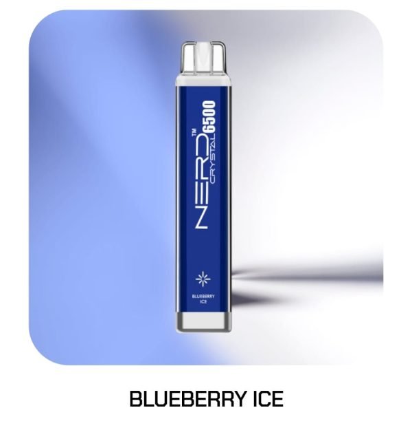 NERD Crystal 5500 Puffs Disposable Vape Blueberry Ice