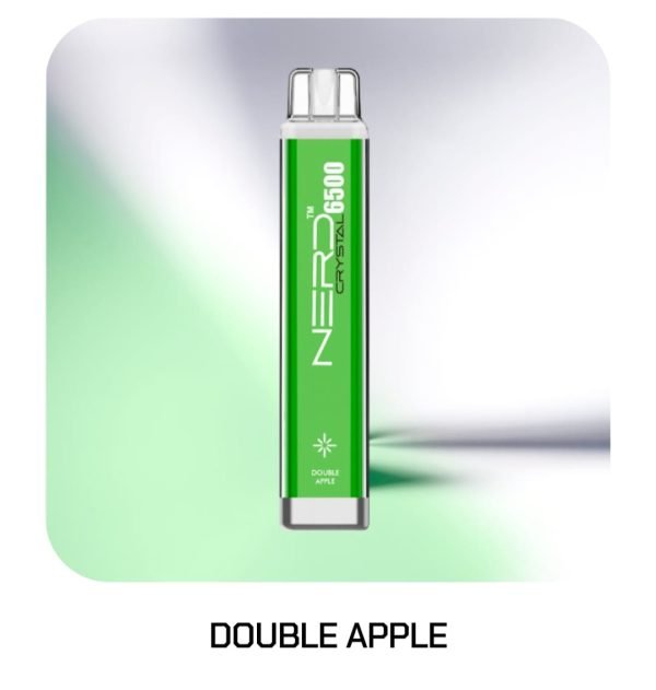 NERD Crystal 5500 Puffs Disposable Vape Double Apple