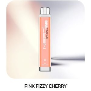 NERD Crystal 5500 Puffs Disposable Vape Pink Fizzy Cherry