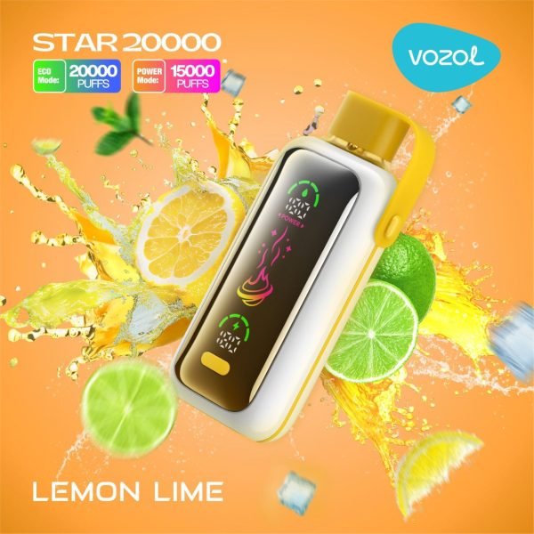 VOZOL Star 20000 Puffs Disposable Lemon Lime