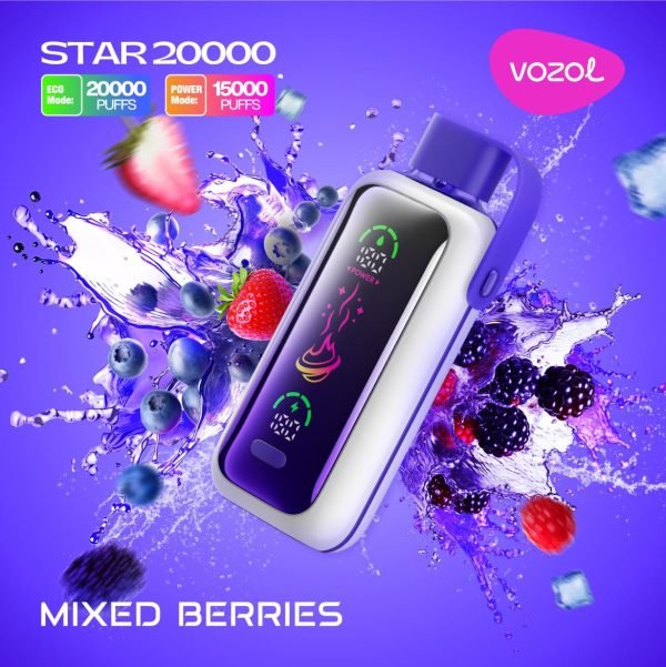 VOZOL Star 20000 Puffs Disposable Mixed Berry