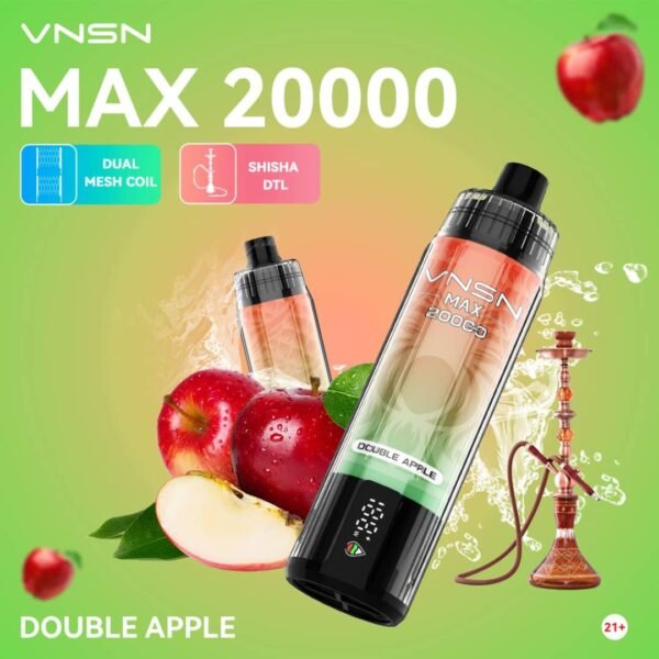 VNSN Max DTL 20000 Puffs Double Apple