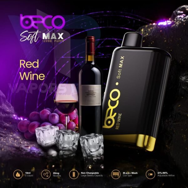 Beco Soft Max 12000 Puffs Vape Red Wine